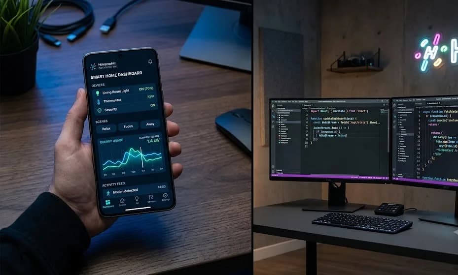 Responsive web and mobile app development using advanced, secure full-stack technology frameworks.